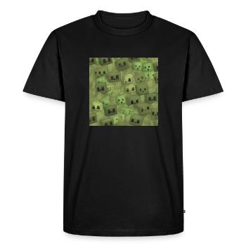 Creeper riot! - Men's Premium Organic T-Shirt - black - Front - Nico (187cm)