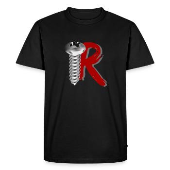 Mécanicien mécanicien - T-shirt Premium bio Homme - noir - Devant - Nico (187cm)