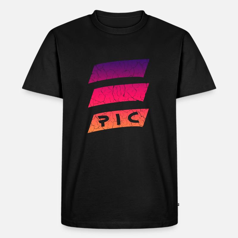 EPIC epic - Männer Premium Bio T-Shirt - Schwarz