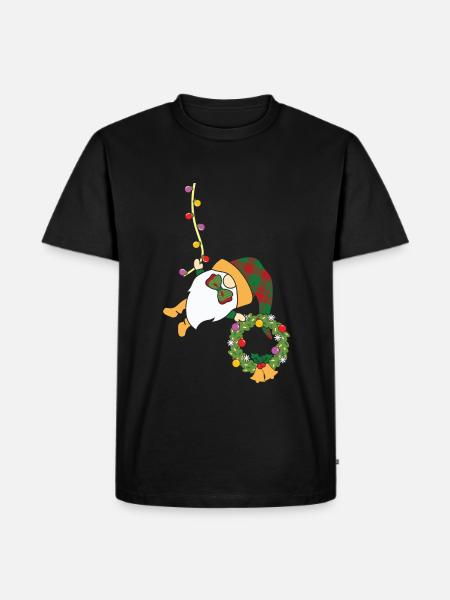 Noël Noël Gnomies - T-shirt Premium bio Homme - noir