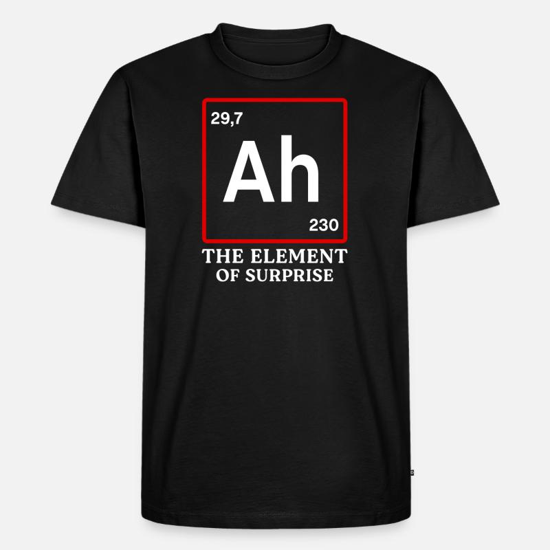 Ah élément de surprise - T-shirt Premium bio Homme - noir