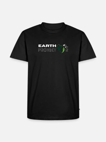 Earth protector - Men's Premium Organic T-Shirt - black