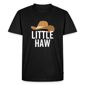 Petit Haw - T-shirt Premium bio Homme - noir - Devant - Nico (187cm)