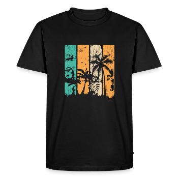 Summer Hawaii Beach Club - T-shirt Premium bio Homme - noir - Devant - Nico (187cm)