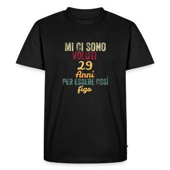 Il m’a fallu 29 ans pour être aussi cool - T-shirt Premium bio Homme - noir - Devant - Nico (187cm)