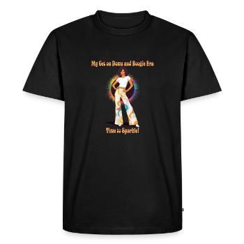 My Get Down and Boogie Era - Men's Premium Organic T-Shirt - black - Front - Nico (187cm)