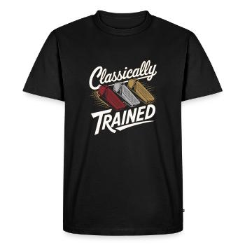 Retro saying for car fans - Men's Premium Organic T-Shirt - black - Front - Nico (187cm)