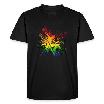 dance dancers Swing street break Dance cool fun - Men's Premium Organic T-Shirt - black - Front - Nico (187cm)