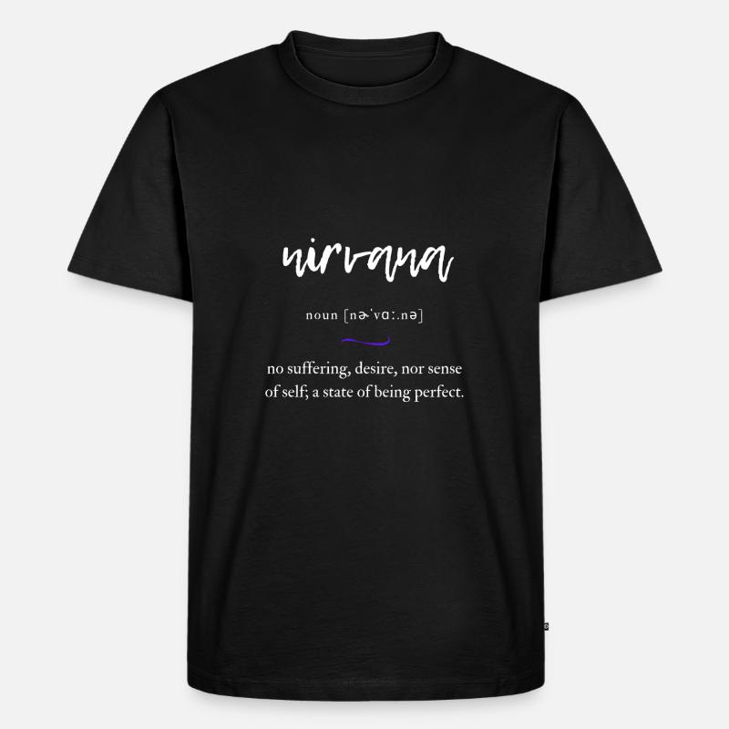 Nirvana Convoluted Edition Black - Männer Premium Bio T-Shirt - Schwarz
