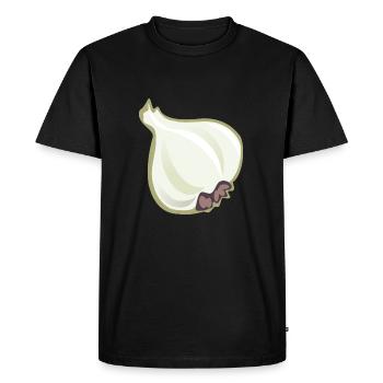 légumes4 veggie légumes à l'ail ail - T-shirt Premium bio Homme - noir - Devant - Nico (187cm)