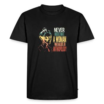 Anthropologie anthropologue archéologie - T-shirt Premium bio Homme - noir - Devant - Nico (187cm)