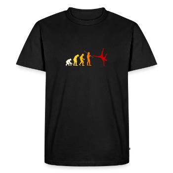 Tricking and gymnastics - Men's Premium Organic T-Shirt - black - Front - Nico (187cm)