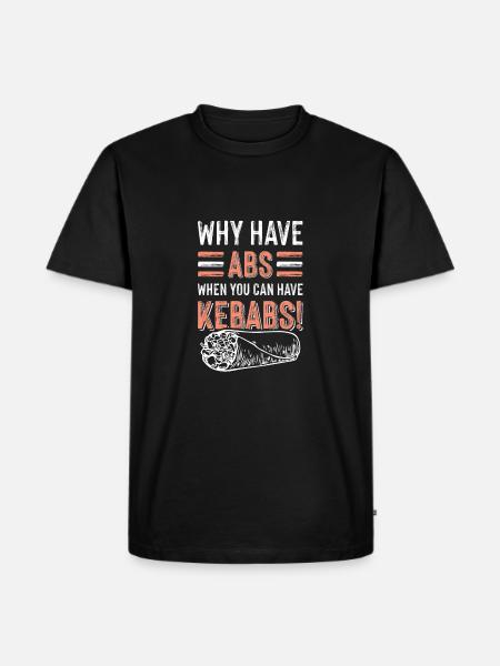 Kebab Döner delicious - Men's Premium Organic T-Shirt - black