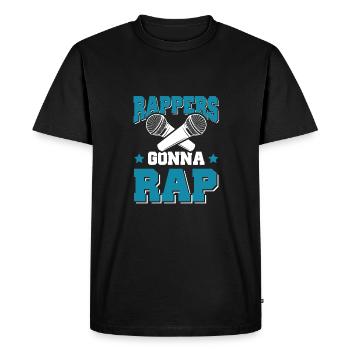 Rappers Rap - T-shirt Premium bio Homme - noir - Devant - Nico (187cm)