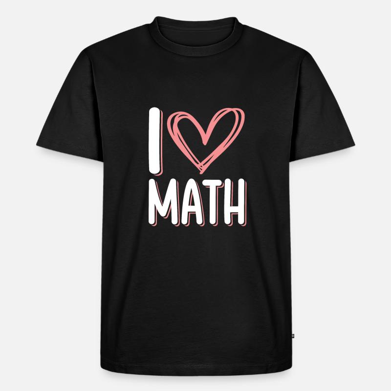 J’aime les maths - T-shirt Premium bio Homme - noir