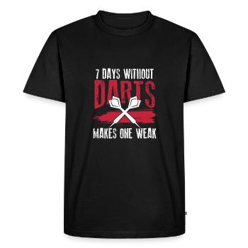 darts sport - T-shirt Premium bio Homme - noir - Devant - Nico (187cm)