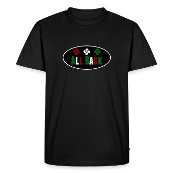 All Basque - T-shirt Premium bio Homme - noir - Devant - Nico (187cm)