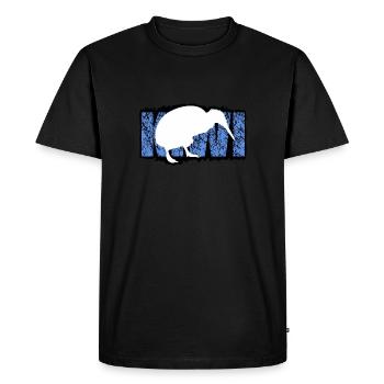 kiwi - T-shirt Premium bio Homme - noir - Devant - Nico (187cm)