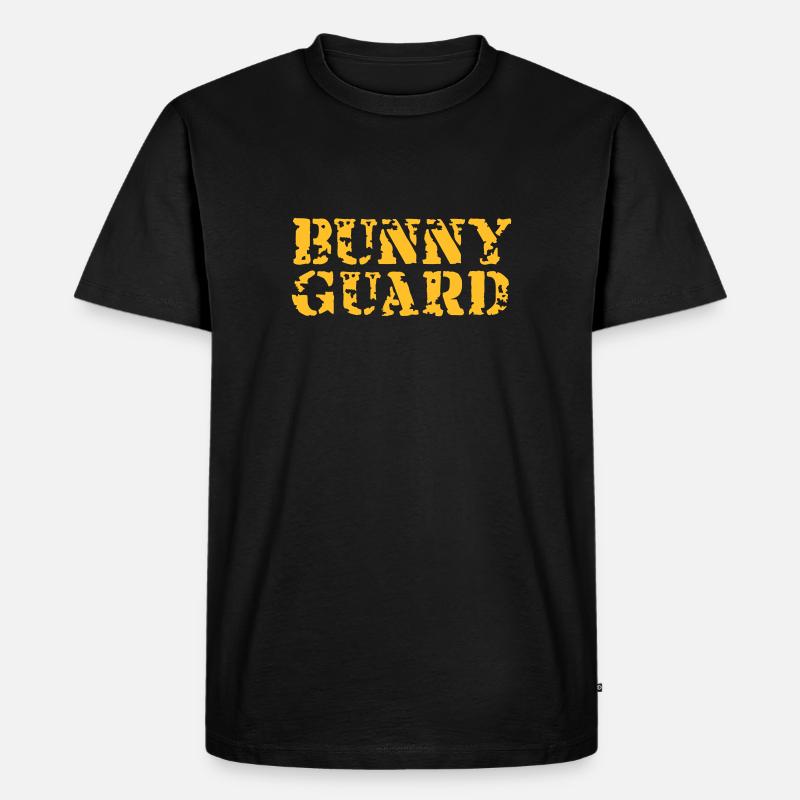 Bunny Guard - Männer Premium Bio T-Shirt - Schwarz