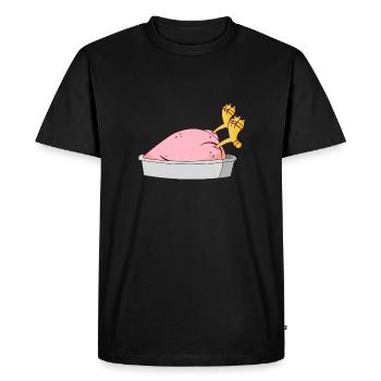 Turquie - nourriture - T-shirt Premium bio Homme - noir - Devant - Nico (187cm)