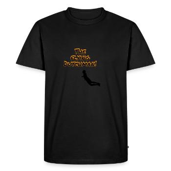 Le Hollandais volant - T-shirt Premium bio Homme - noir - Devant - Nico (187cm)