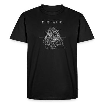 Emotion feelings - Men's Premium Organic T-Shirt - black - Front - Nico (187cm)