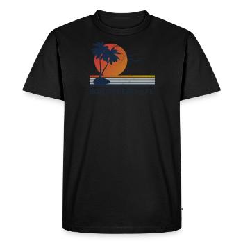 South Beach FL - T-shirt Premium bio Homme - noir - Devant - Nico (187cm)
