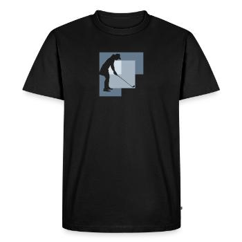Golf Drive Golf Clubs - T-shirt Premium bio Homme - noir - Devant - Nico (187cm)