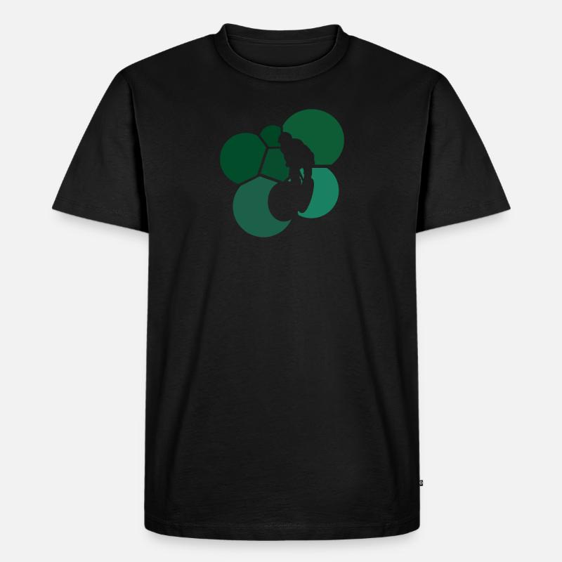 Dirt Downhill Freeride - Männer Premium Bio T-Shirt - Schwarz