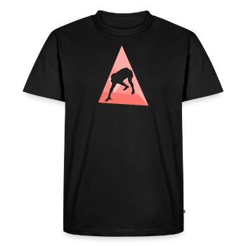 Footballeur américain Quarterback - T-shirt Premium bio Homme - noir - Devant - Nico (187cm)