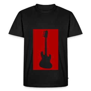 bass player - Men's Premium Organic T-Shirt - black - Front - Nico (187cm)