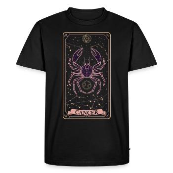 Cancer céleste Constellation du zodiaque T-Shi - T-shirt Premium bio Homme - noir - Devant - Nico (187cm)