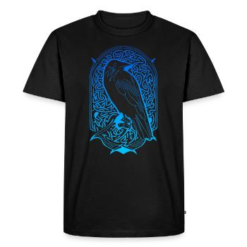 Odin's Raven - Men's Premium Organic T-Shirt - black - Front - Nico (187cm)