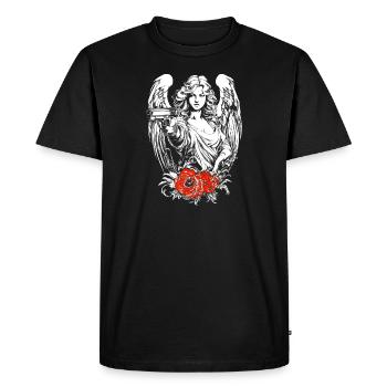 IPSC ANGEL ENGEL 1911 Roses - T-shirt Premium bio Homme - noir - Devant - Nico (187cm)