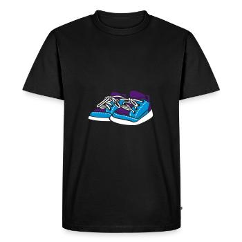 couleur baby sneek - T-shirt Premium bio Homme - noir - Devant - Nico (187cm)