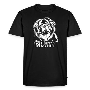 Tibetan Mastiff Portrait Dog Dogs Wilsigns - Men's Premium Organic T-Shirt - black - Front - Nico (187cm)