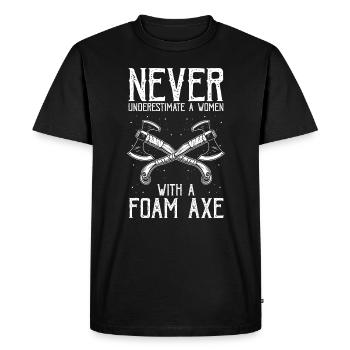 Live-action role-playing game for NPC and RPG role-playing game - Men's Premium Organic T-Shirt - black - Front - Nico (187cm)