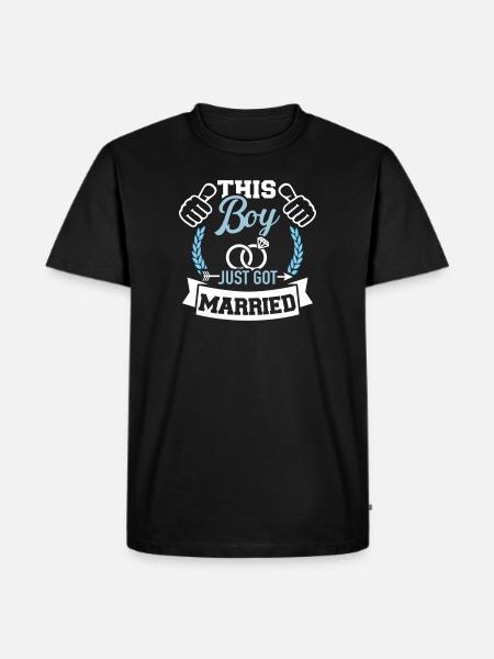 mariage - T-shirt Premium bio Homme - noir