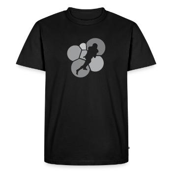 Football américain Joueur de football Footballeur - T-shirt Premium bio Homme - noir - Devant - Nico (187cm)