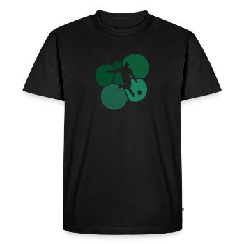 Soccer Gardien de but de football - T-shirt Premium bio Homme - noir - Devant - Nico (187cm)