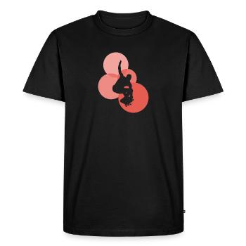 Ollie Skateboard - T-shirt Premium bio Homme - noir - Devant - Nico (187cm)