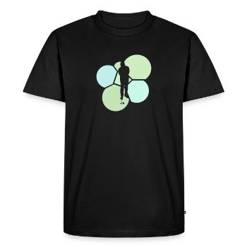 Balle de golf Putting balle de golf - T-shirt Premium bio Homme - noir - Devant - Nico (187cm)
