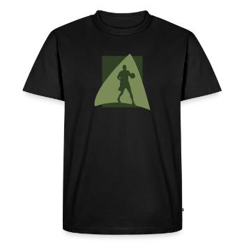 Dribble Hooping - T-shirt Premium bio Homme - noir - Devant - Nico (187cm)