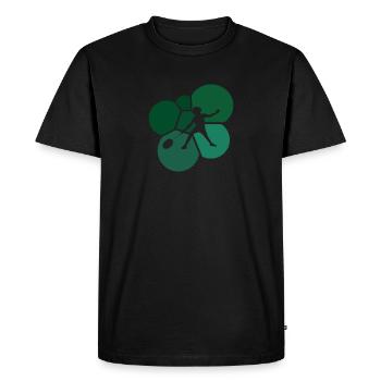 Badminton Smash Badminton Joueur Effacer - T-shirt Premium bio Homme - noir - Devant - Nico (187cm)