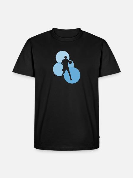 Hooping Basketball Hoop - Männer Premium Bio T-Shirt - Schwarz