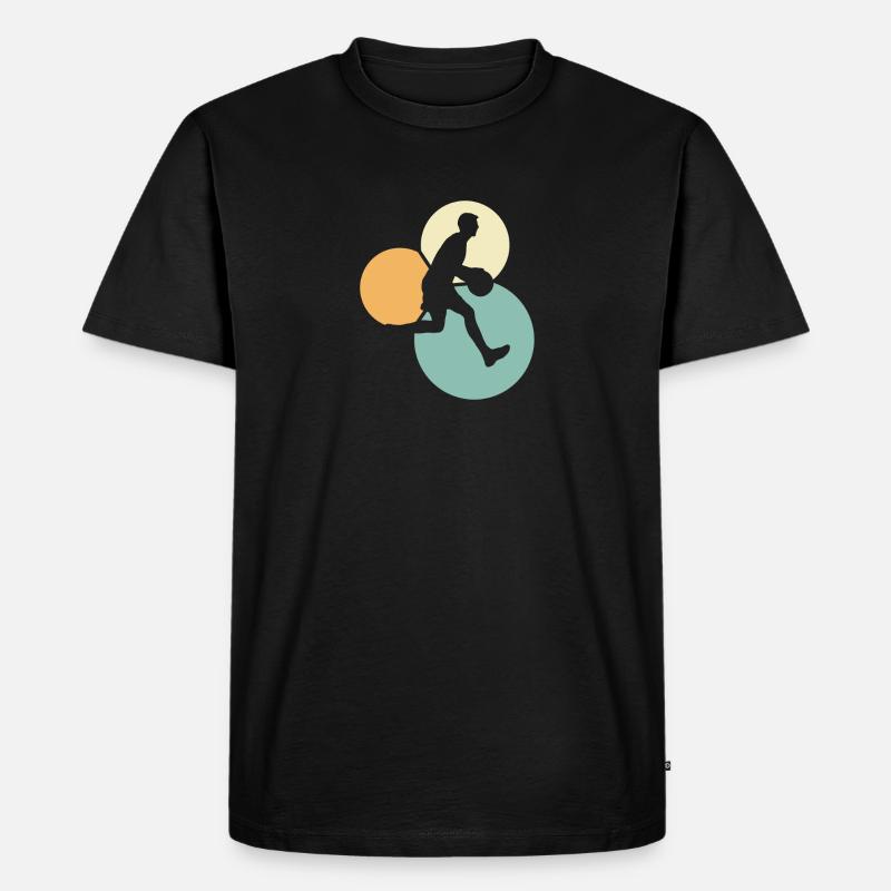 Hooping Dunk - Männer Premium Bio T-Shirt - Schwarz