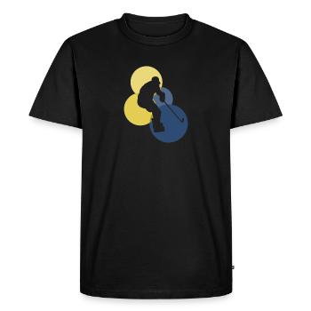 Bodycheck Bodycheck - Men's Premium Organic T-Shirt - black - Front - Nico (187cm)