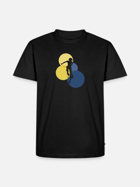 Skate Skate - Männer Premium Bio T-Shirt - Schwarz