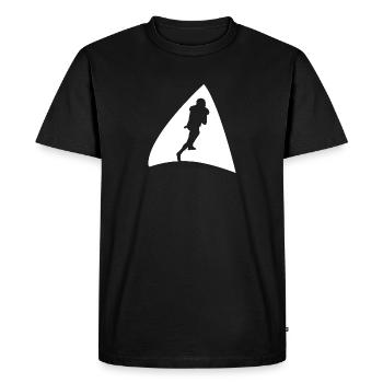 Quarterback Football Américain - T-shirt Premium bio Homme - noir - Devant - Nico (187cm)