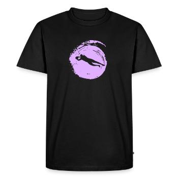 Midfielder, Defender - Men's Premium Organic T-Shirt - black - Front - Nico (187cm)